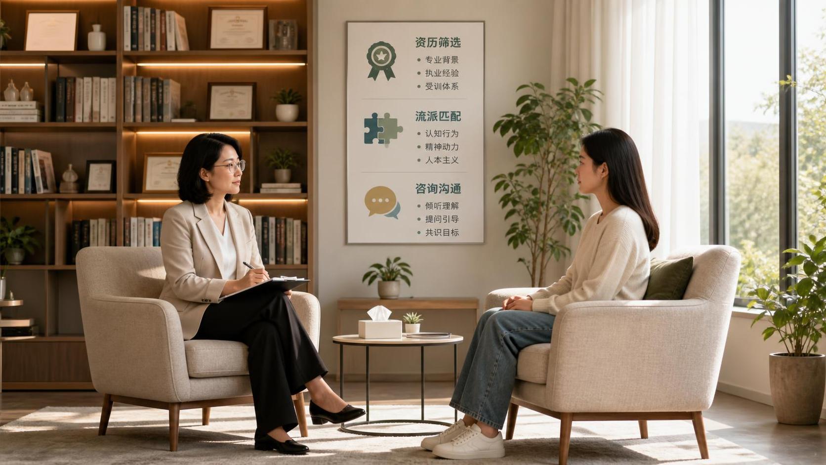青岛资深心理咨询推荐怎么判断靠谱？从资历、流派到匹配度筛选