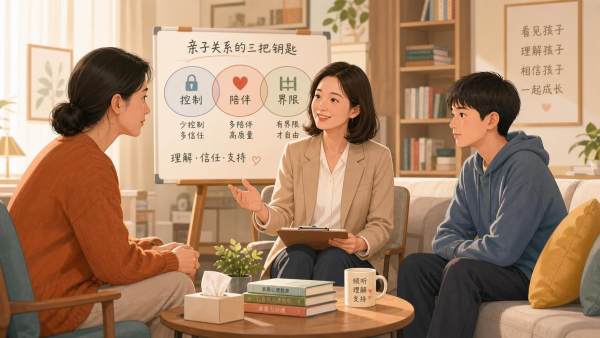 亲子关系紧张时,家长指导重点是什么?先分清控制、陪伴与界限 亲子关系紧张时,家长指导重点是什么?先分清控制、陪伴与界限