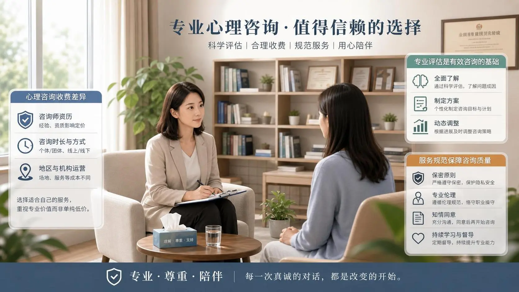 心理咨询机构收费差异主要看什么
