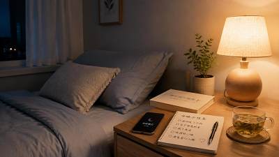 睡前焦虑导致失眠：建立可执行的晚间减压流程