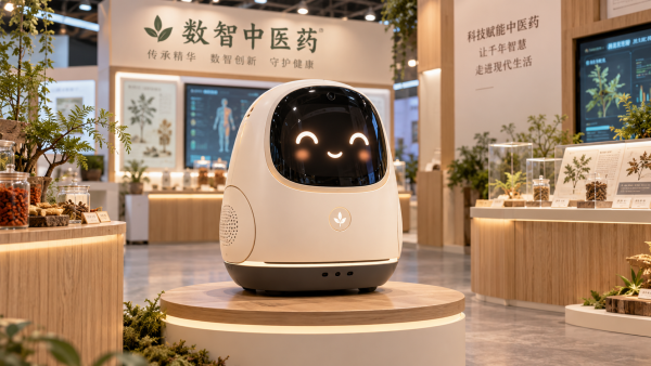 青少年情感陪护机器人亮相2026世界传统医药大会