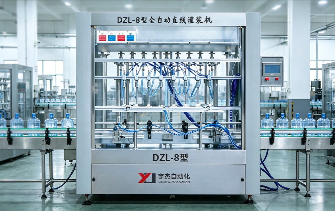 宇杰直线流量计式灌装机上市，专注粘稠液体精准灌装