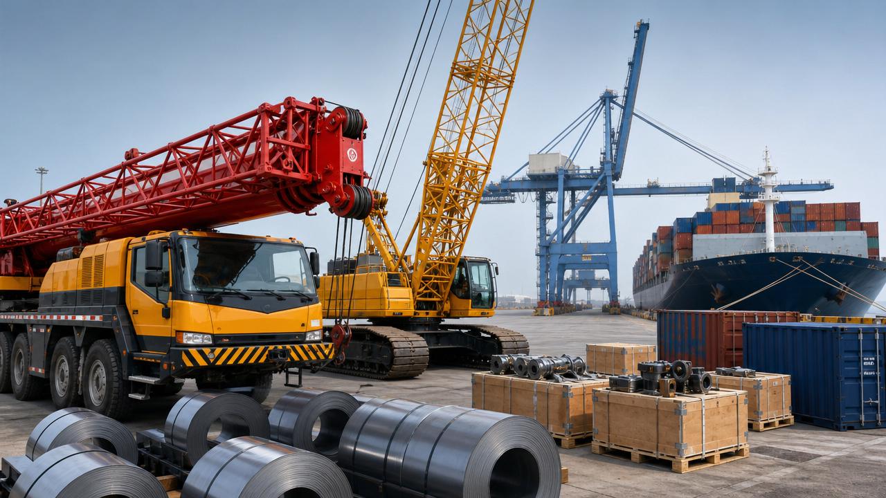 中国起重机出口价格7月起上调2%-5%