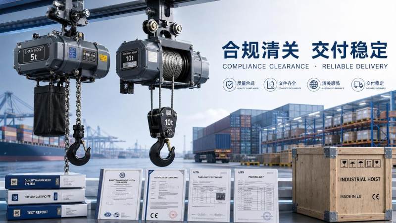 美国CPSC启动国产电动葫芦进口审查 美国CPSC启动国产电动葫芦进口审查