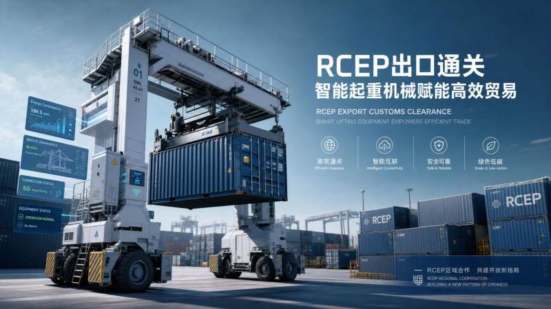 RCEP智能起重机零关税落地,新HS编码即日启用 RCEP智能起重机零关税落地,新HS编码即日启用
