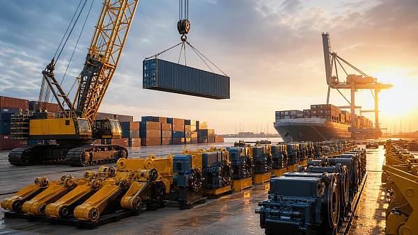 中国工程机械出口上半年增12.3%，东南亚配额同步扩容