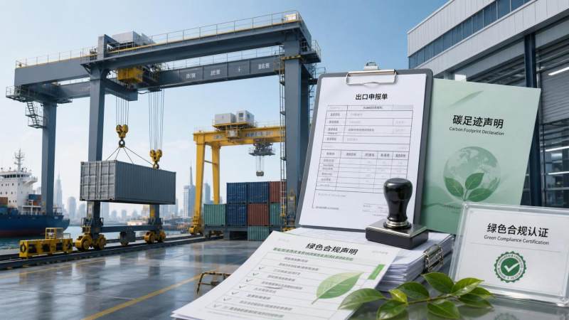 起重设备出口9月起需附碳足迹声明 起重设备出口9月起需附碳足迹声明