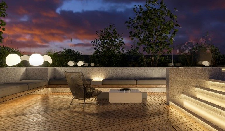 上海虹桥汇办公室屋顶花园效果