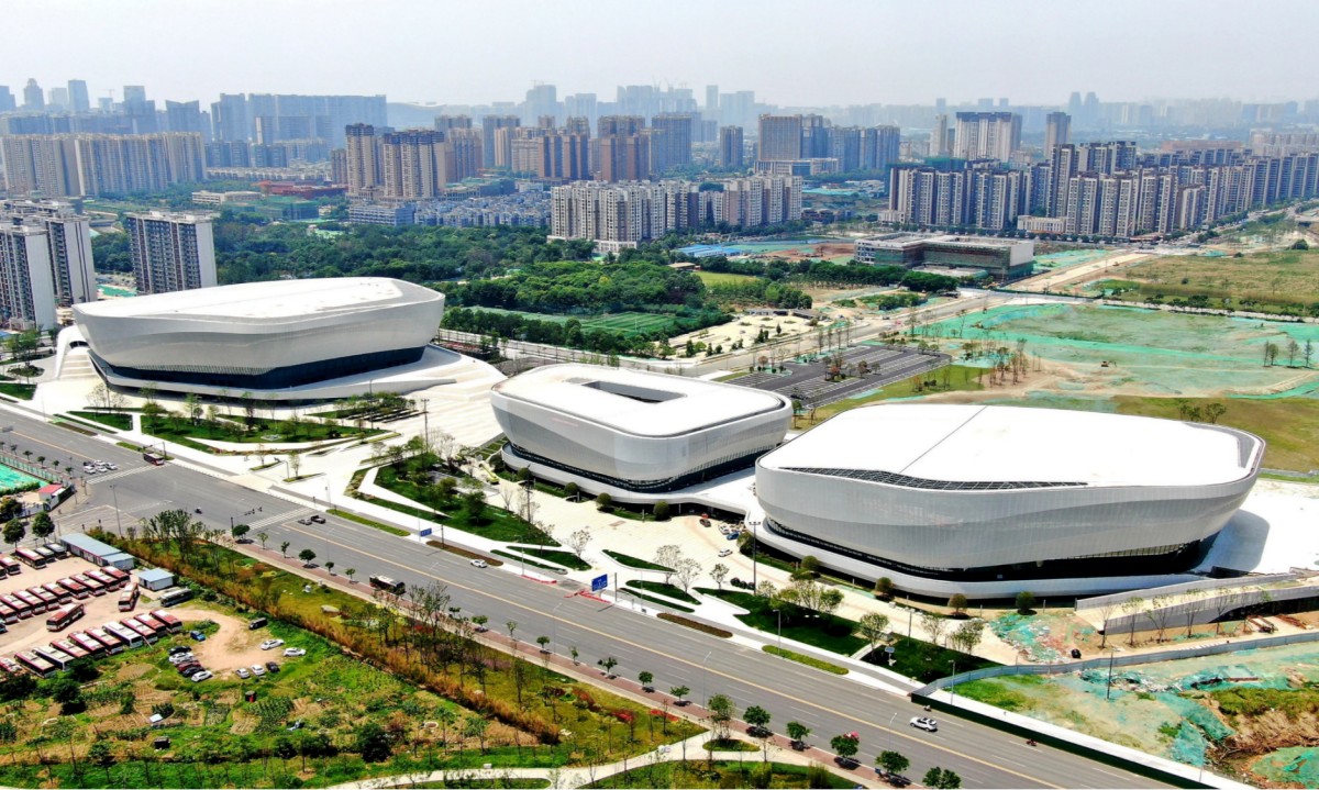 Projet d’éclairage paysager intelligent du Centre sportif de haute technologie de Chengdu