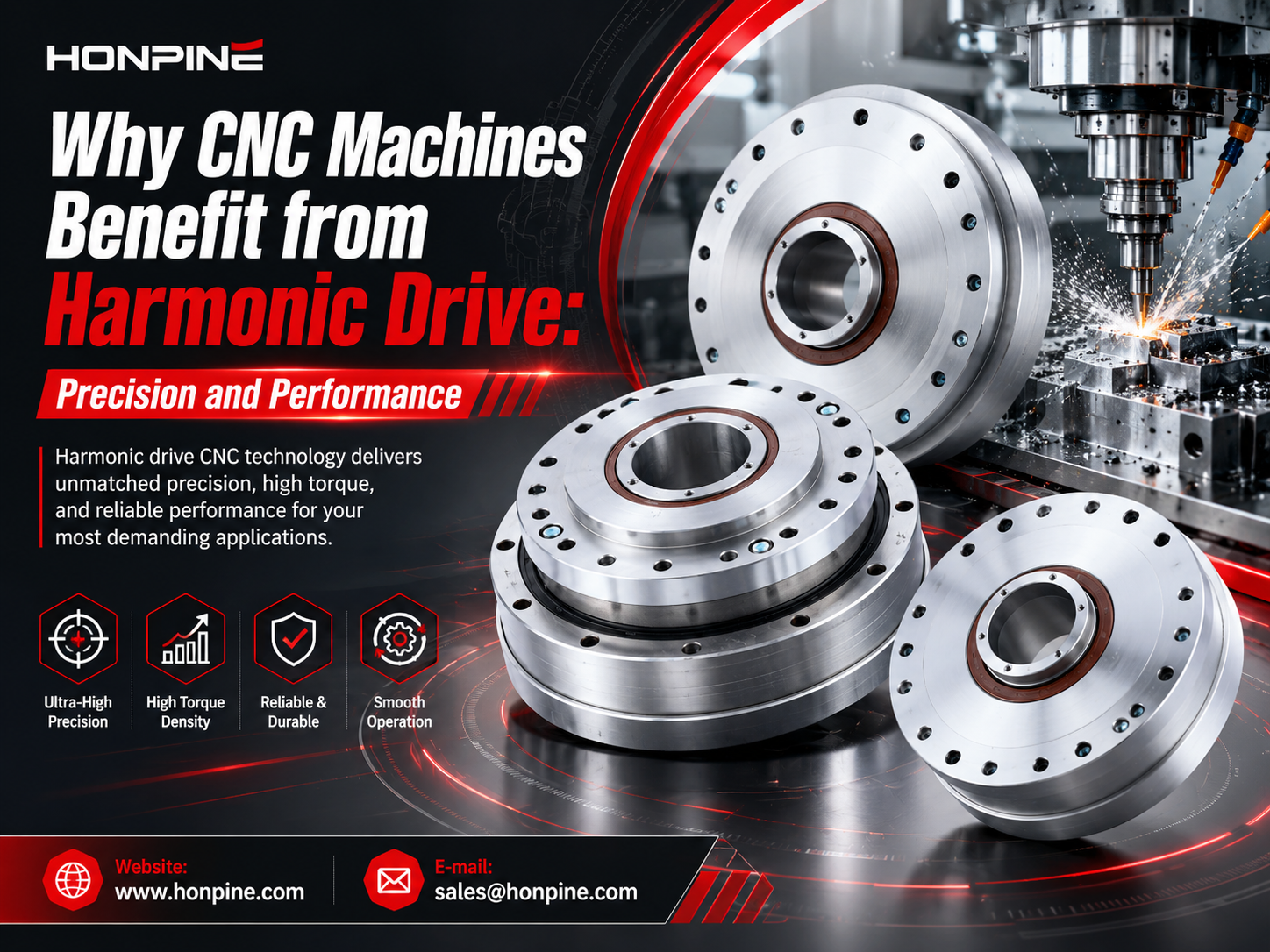 为什么 CNC 机器受益于谐波传动：精度和性能？