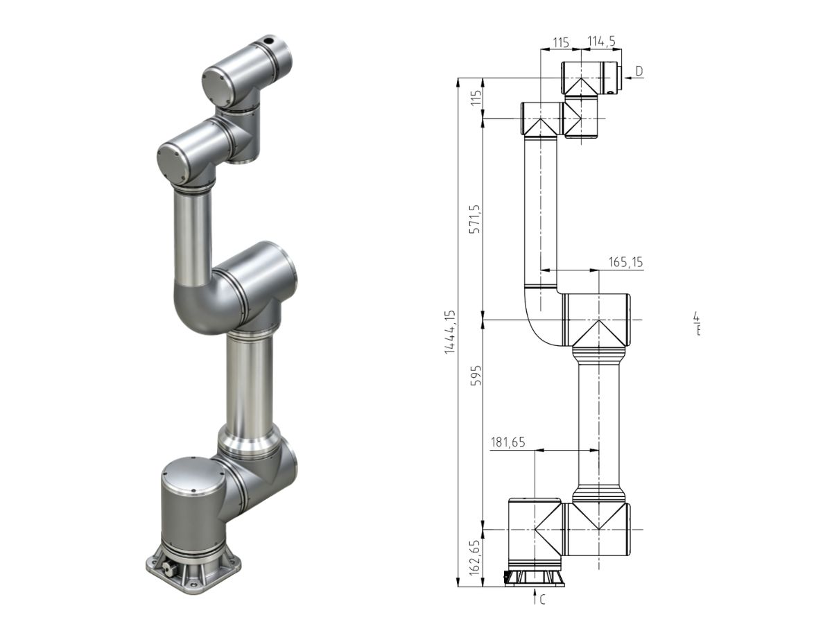 CR-12E-C00 6轴协作机器人 (Cobot)